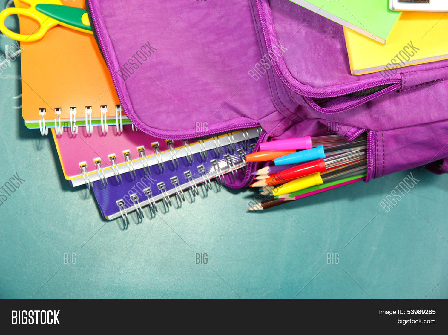 Purple Backpack School Image & Photo (Free Trial) Bigstock