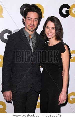 LOS ANGELES - NOV 12:  Ben Feldman, Michelle Mulitz at the GQ 2013 