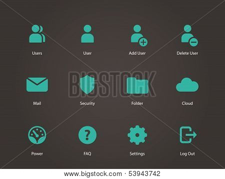 User Account icons