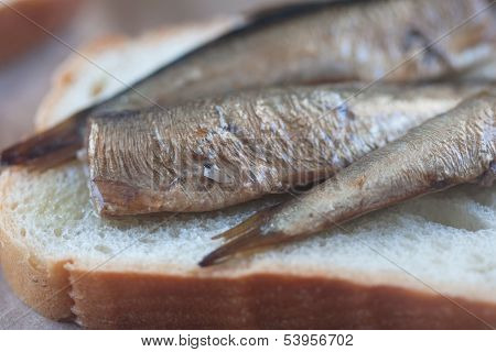 Open Sandwich With Fish