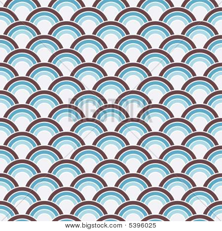 Seamless Retro Circles Background