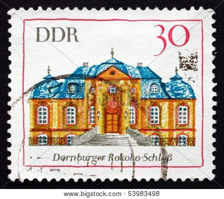 Postage Stamp Gdr 1969 Rococo Palace, Dornburg