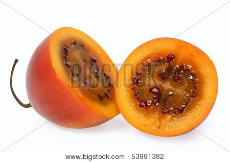 tamarillo isolated on white background