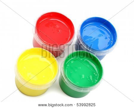 child's  colors  isolated on white background