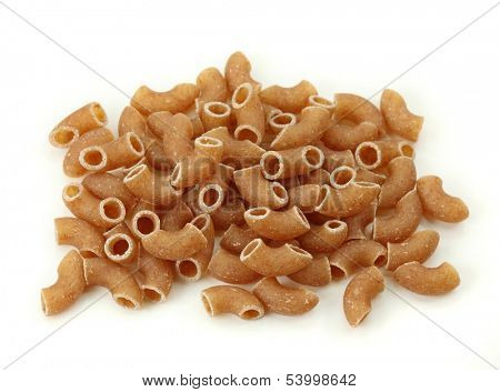  Spelt pasta isolated on white background