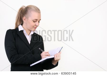 Successful young business woman