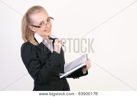 Successful young business woman