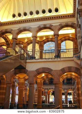 Interior Mall Magna Plaza In Amsterdam  . Netherlands