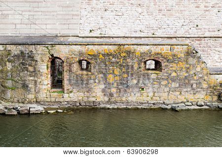 Detail of Kalmar castle in the south eastern Sweden