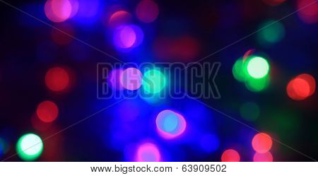 Multicolor bokeh circle background.