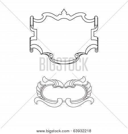 Abstract Draw Shield. Vector