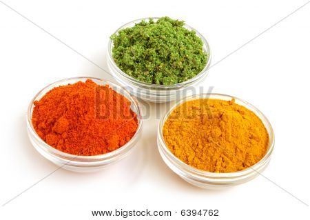 Haufen von Farbe Gewürze