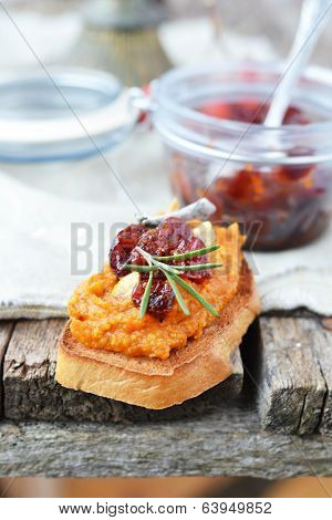 Bruschetta With Pumpkin