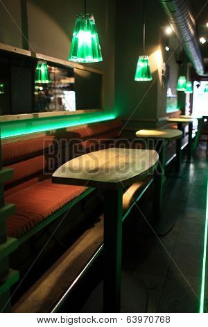 Interior Of Empty Bar