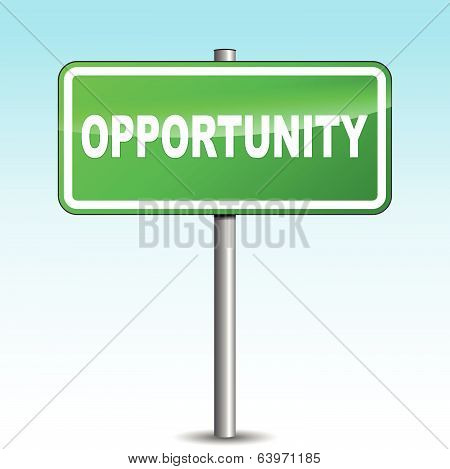 Vector Opportunity Signpost