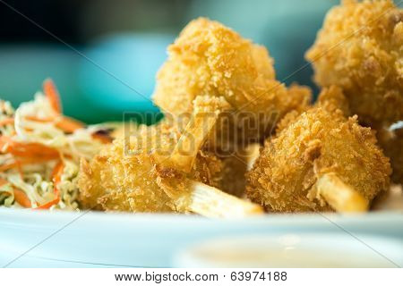 Sugar Cane Skewered Fried Minced Shrimps Or Chao Tom - Vietnamese Food