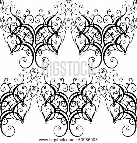 Vector Baroque Seamless Pattern