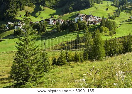 A Village In Gardena Valley