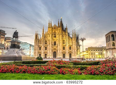 The Beautiful Duomo In Milan, Italy