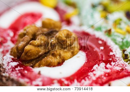 Turkish Delight Or Rahat Lokum Assortment.