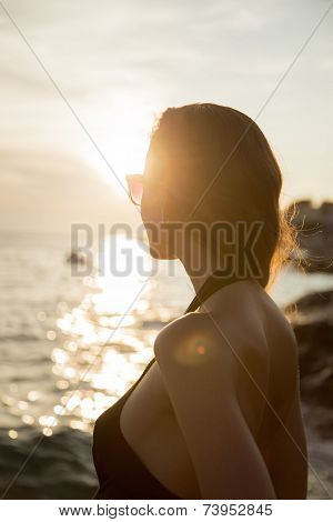 Girl At The Sea