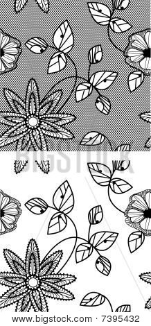 Vector Seamless Pattern di pizzo