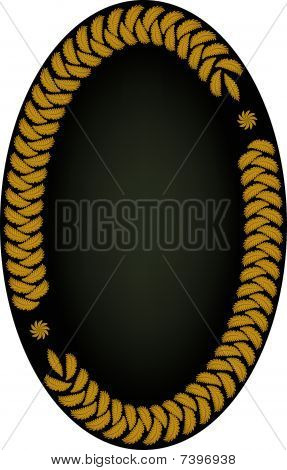 Oval ramme