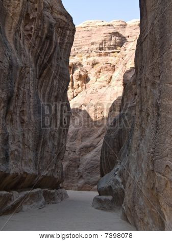 Nabatean akvædukt i Petra, Jordan