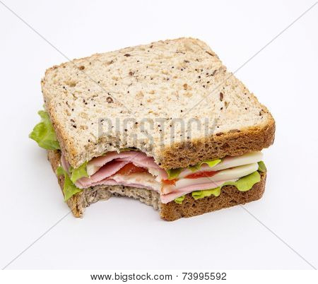 Bitten sandwich
