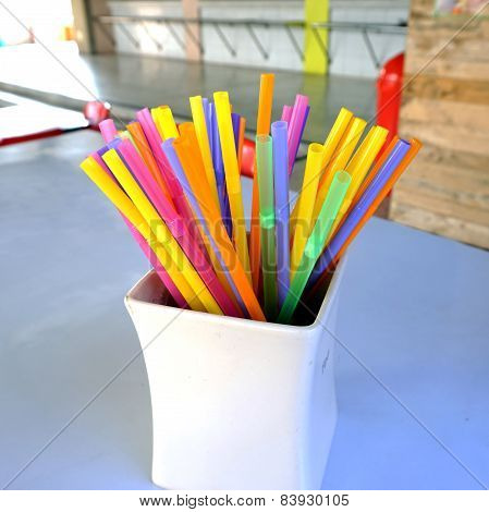Multi-colored Straw