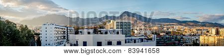 Panorama Of Benalmadena Town. Malaga, Spain