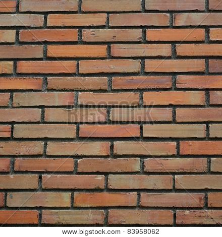 Red brick wall texture background