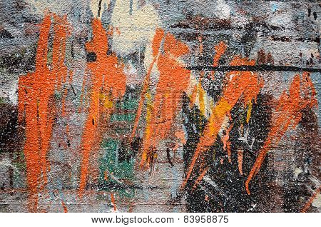 abstract the old grunge wall for background