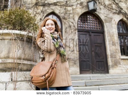 Young Red Hair Woman