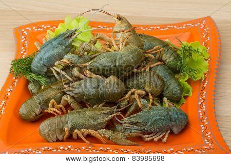Raw Crayfish