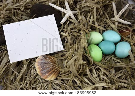 Easter Egg Note Card