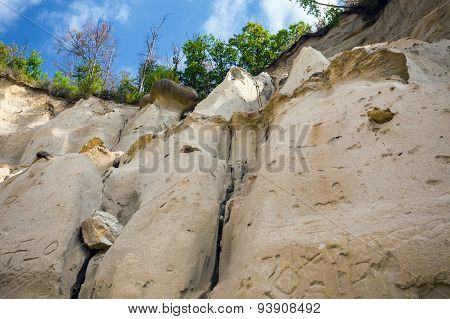 Sand Rock Engraved