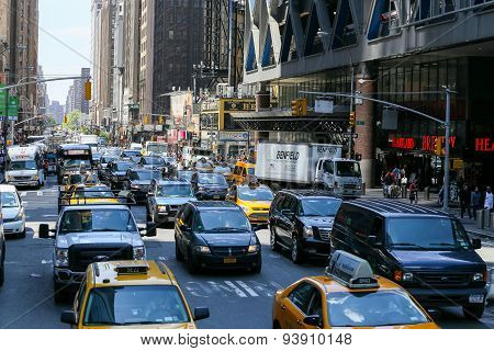 Traffic in Manhattan