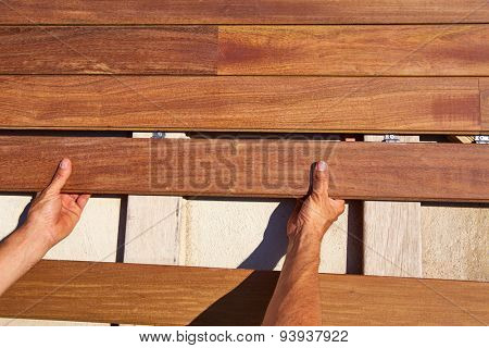 Ipe teak decking deck wood installation clips fasteners