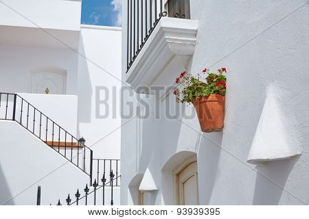 Mojacar Almeria white Mediterranean village in Spain
