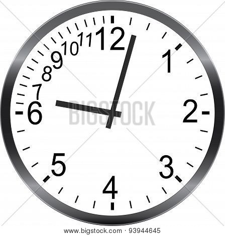 time management metaphor / being late / hurry up / no time
