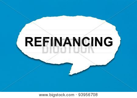 Refinancing With White Paper Tears