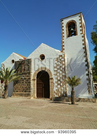 The church of Tuineje on Fuerteventura