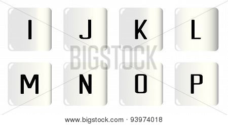 Dice Alphabet I To P