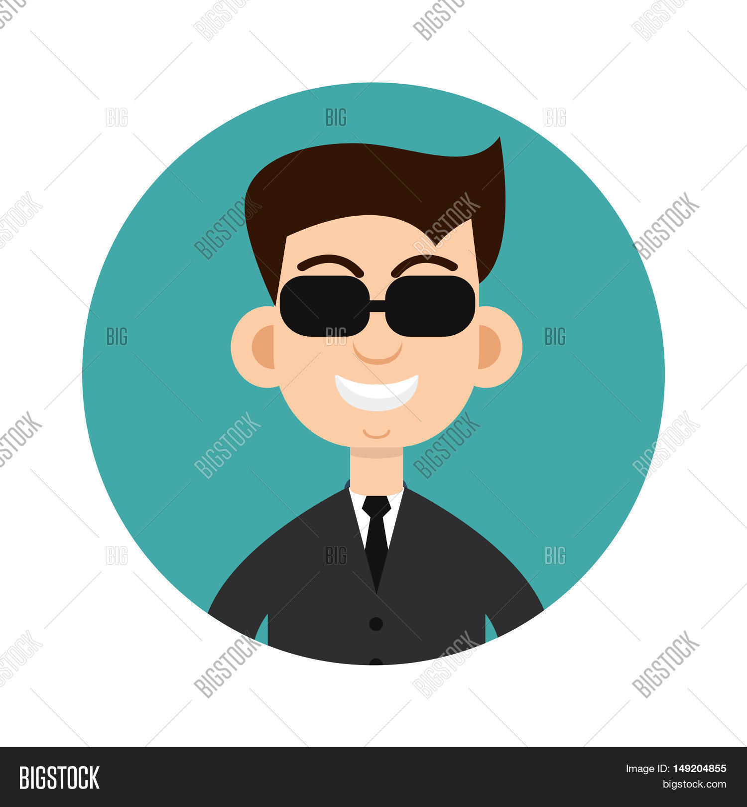Secret Service Agent Vector & Photo (Free Trial) | Bigstock