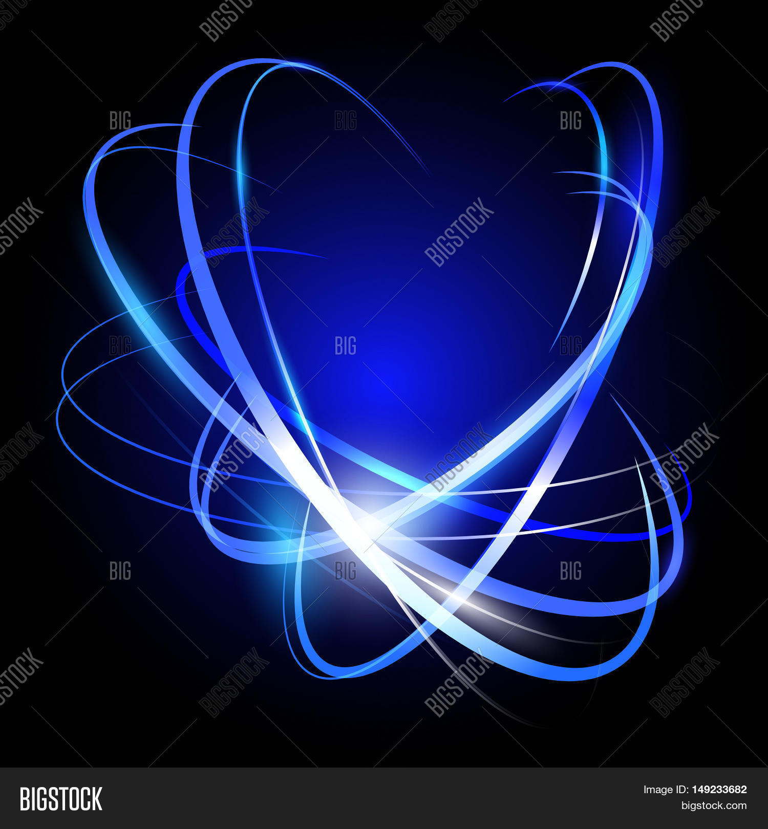 Blue Abstract Vector Vector & Photo (Free Trial) | Bigstock