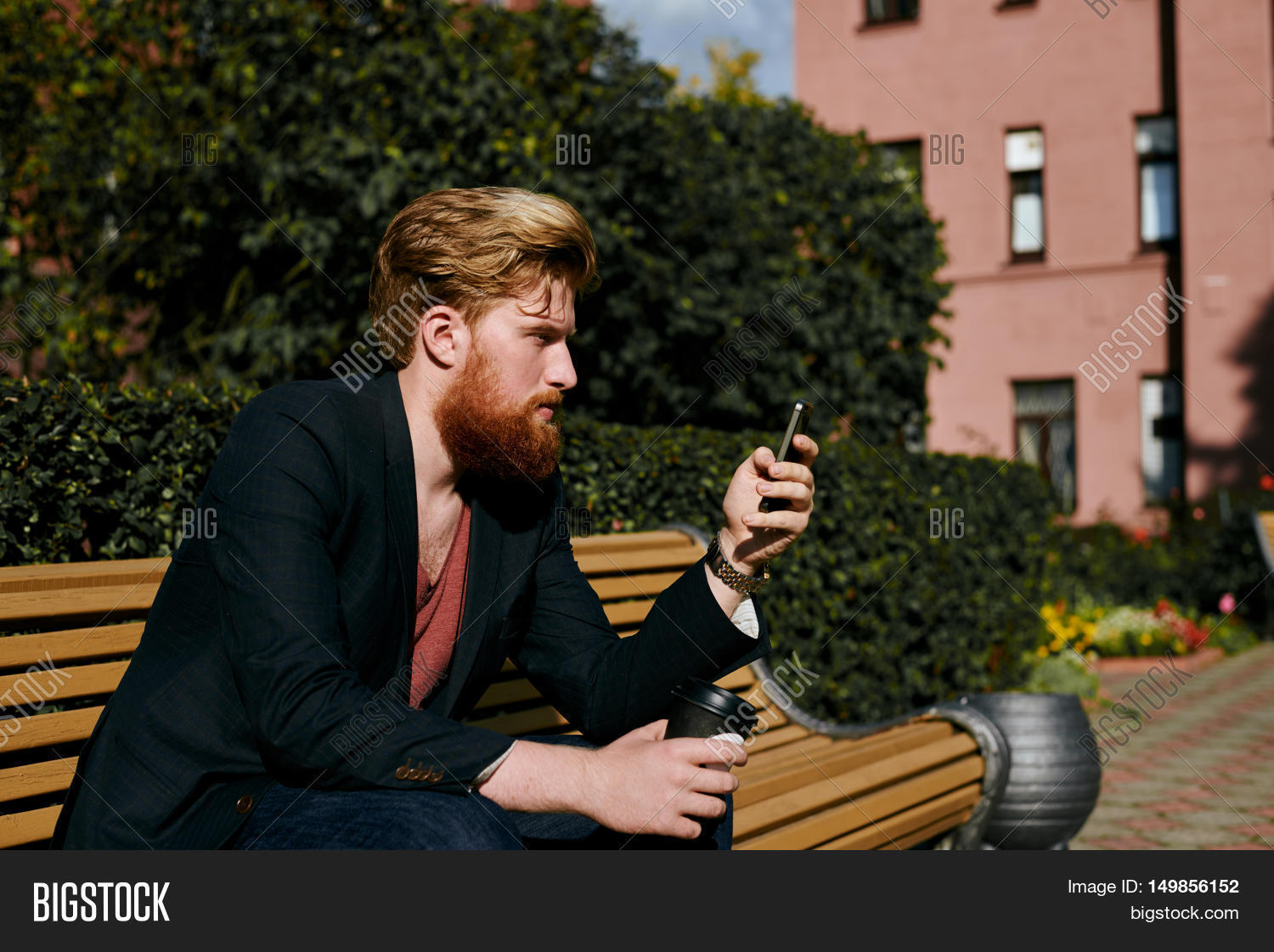 Honeguy Using Internet Man Use Internet Image & Photo (Free Trial) | Bigstock