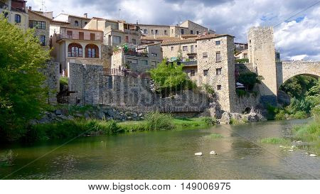 Besalú is a town in the comarca of Garrotxa, in Girona, Catalunya, Spain.