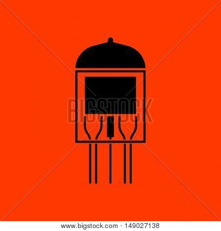 Electronic Vacuum Tube Icon
