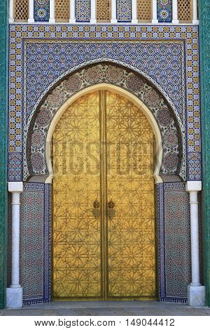 Dar El Makhzen royal palace Morocco, Africa